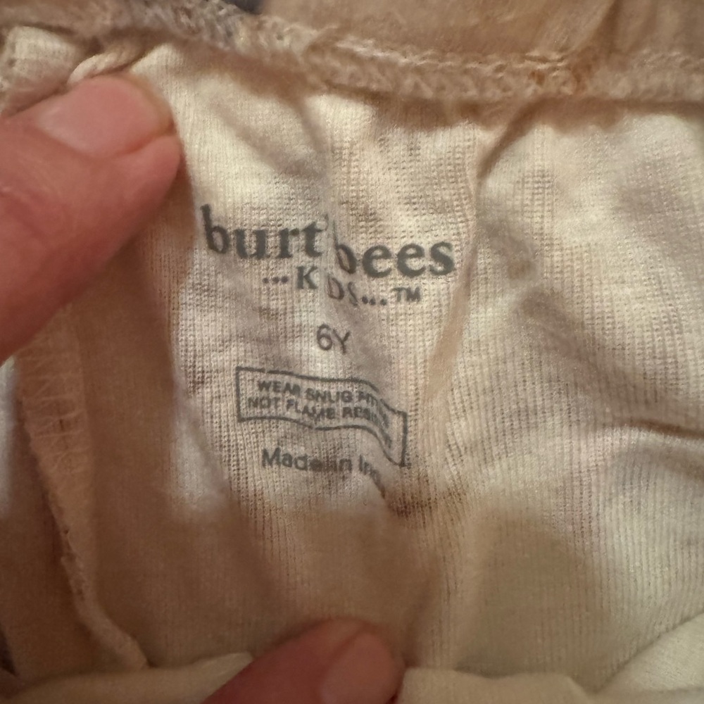 Burt’s Bees Thanksgiving / Turkey Pajama Set Size 6 - Picture 5 of 5